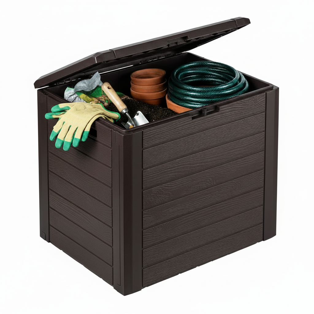 Baule Multifunzionale da Esterno 140L Marrone – KOMBO KOG279M