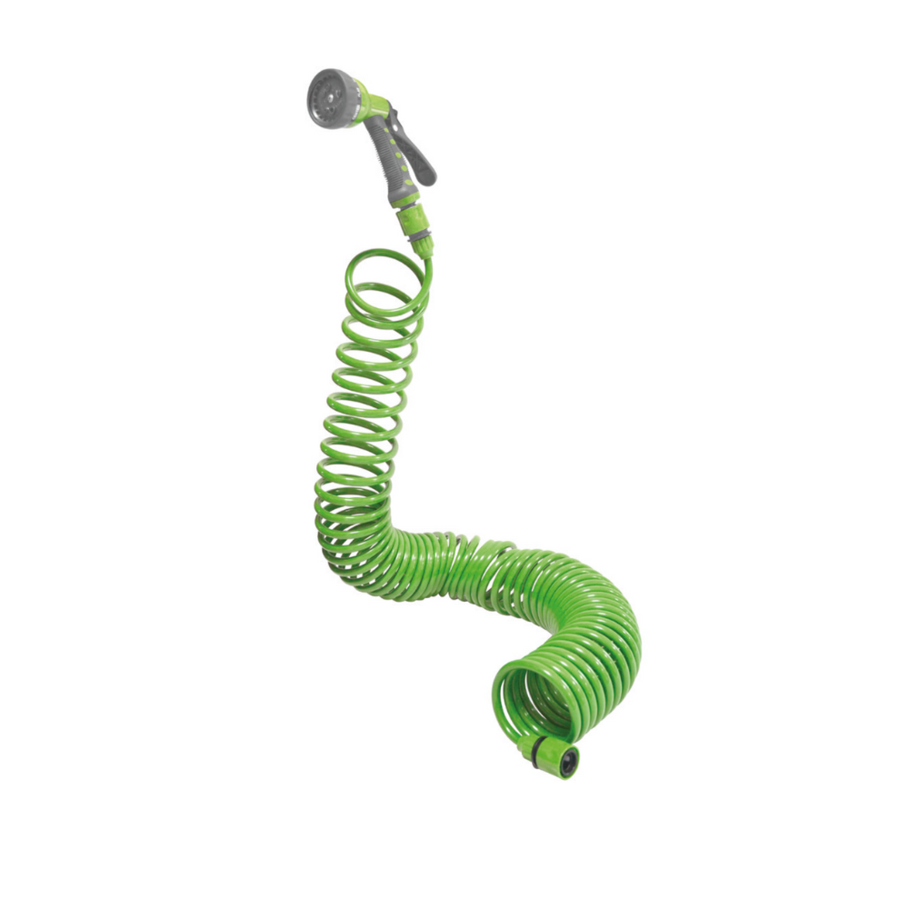 Tubo Irrigazione Estensibile 7,5m con Lancia 7 Getti 1/2" – KOMBO Garden GBT412