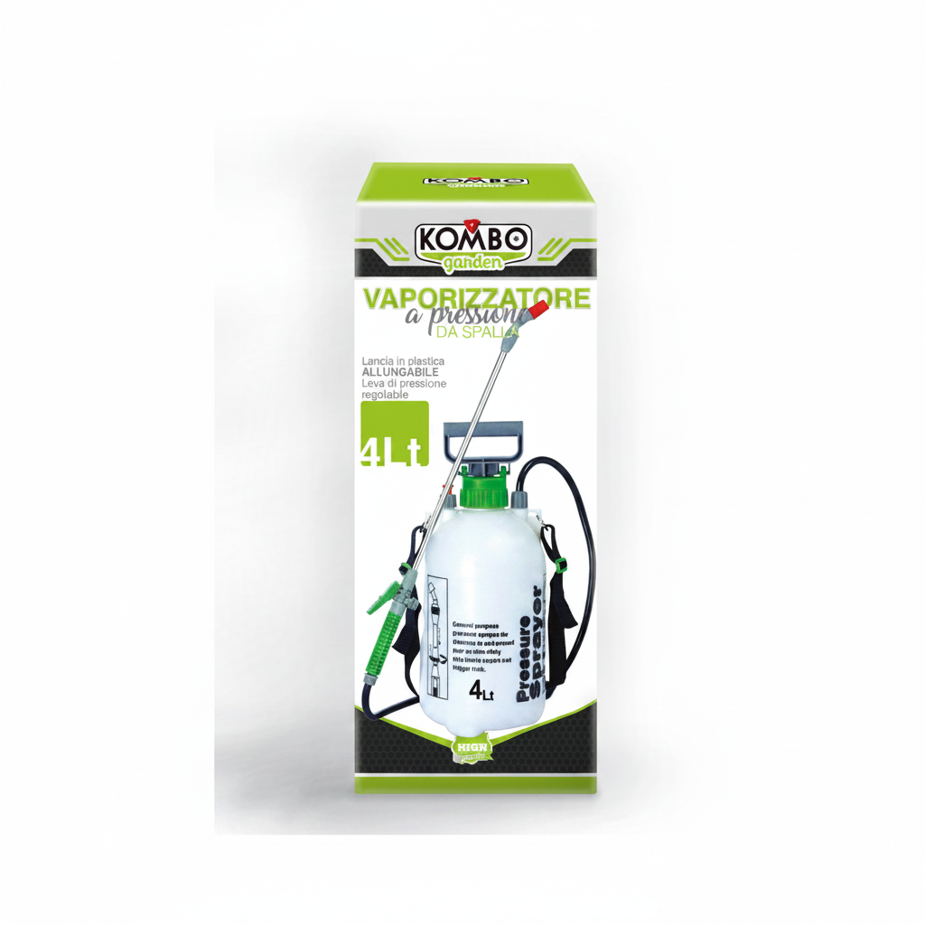 Vaporizzatore a Pressione da Spalla 4L Lancia con Prolunga – KOMBO Garden GBT429
