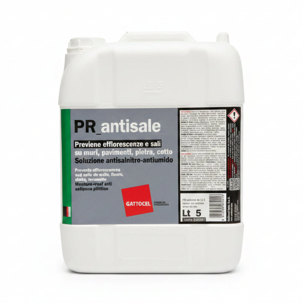 Antisalnitro Antiumido per Muri e Pavimenti 5L – GATTOCEL PR-ANTISALE5L