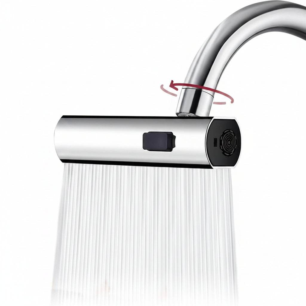 Estensione Rubinetto Effetto Cascata Multifunzionale Aeratore Universale Girevole 360 Gradi con Filtro Diffusore Spruzzatore per Lavandino Cucina e Bagno Snodo Regolabile – Generico 007081