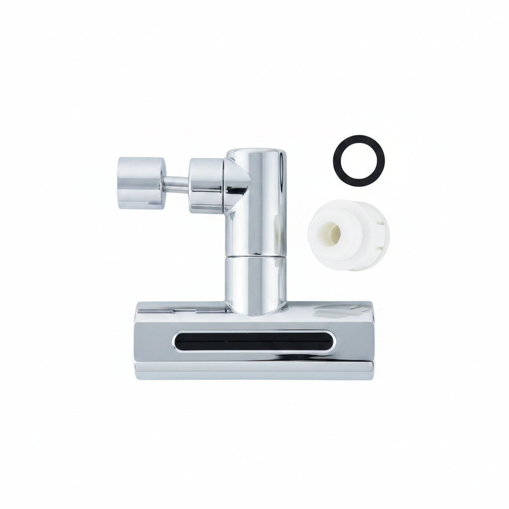 Estensione Rubinetto Effetto Cascata Multifunzionale Aeratore Universale Girevole 360 Gradi con Filtro Diffusore Spruzzatore per Lavandino Cucina e Bagno Snodo Regolabile – Generico 007081