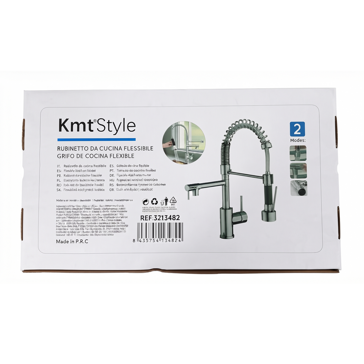 Rubinetto da Cucina Flessibile Pull-Out 2 Modi Risparmio 50% Acqua – KMTSTYLE 3213482