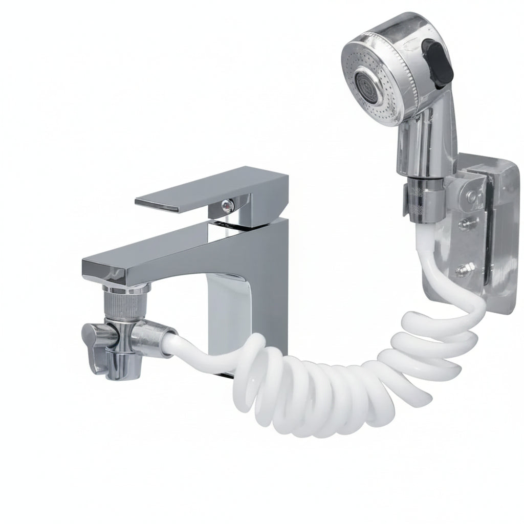 Kit Spruzzatore Docetta Tubo 2m Deviatore Supporto Adesivo – DRIWEI 8828