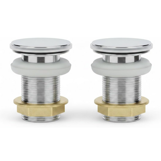 Set 2 Valvole Scarico Click-Clack 1-1/4" Pop-Up con Auricolari – GENERICO CLICKCLACK-SET2
