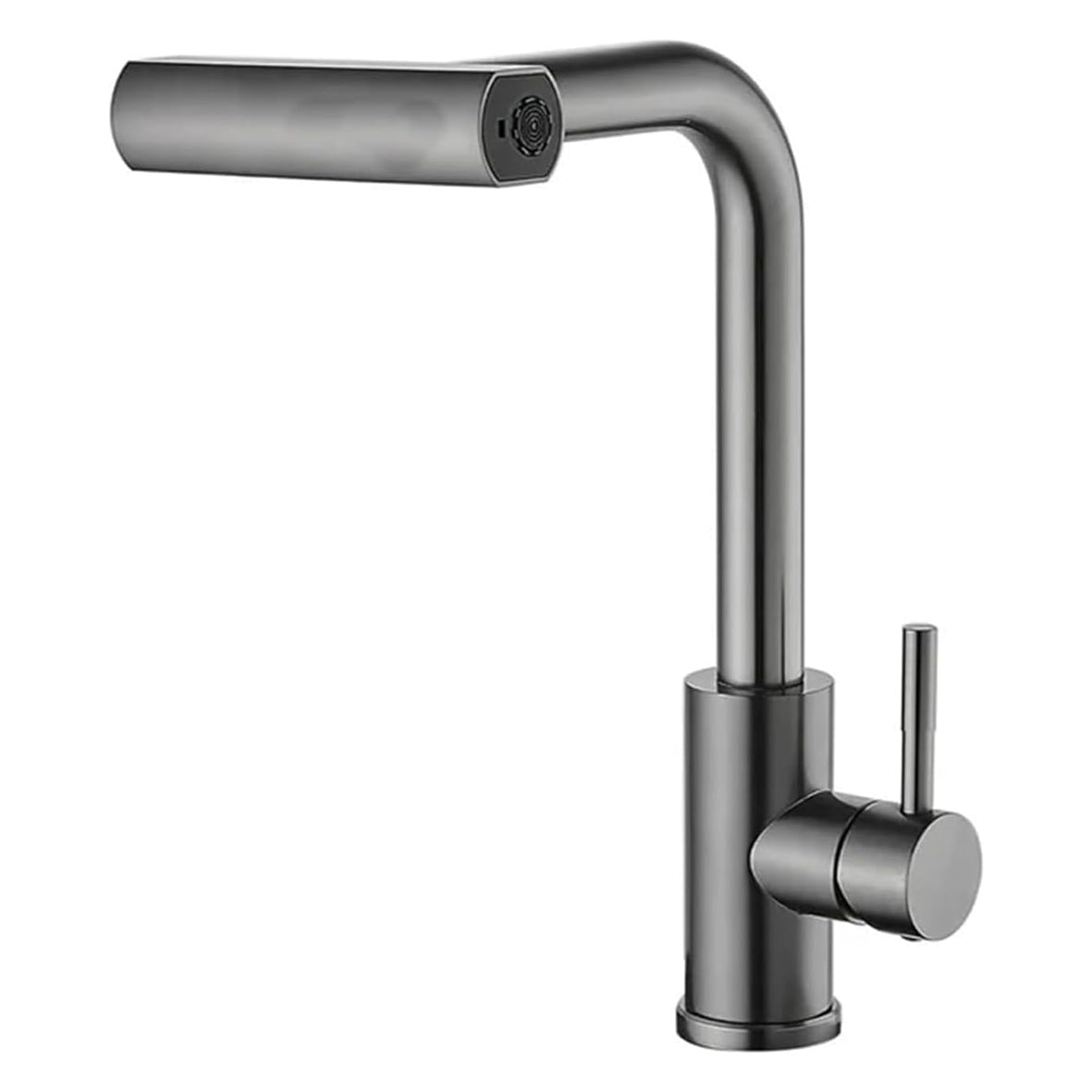 Miscelatore Cucina con Doccetta Estraibile 50cm Rubinetto Lavello Monocomando Girevole 360° Acciaio Inox 3 Modalità Cascata Scopa Spray Grigio Antracite – Driwei HK-3641-ANTRACITE