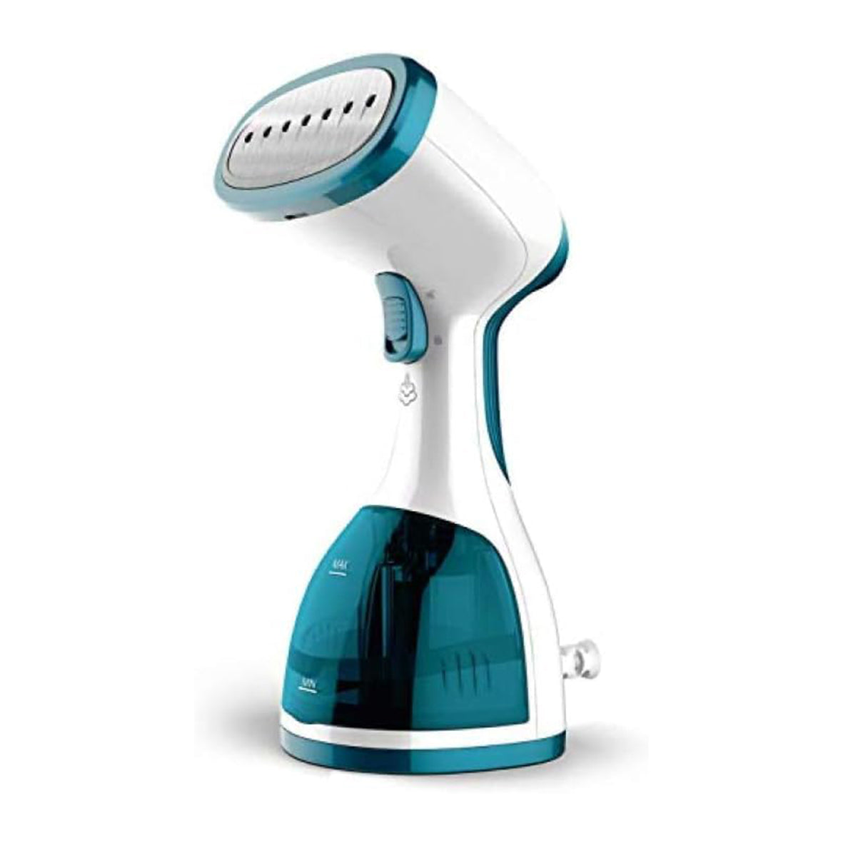 Stiratrice a Vapore Portatile Verticale 1200W Serbatoio 260ml Flusso Costante Igienizza i Tessuti Colore Turchese – Hoomei HM-2125R