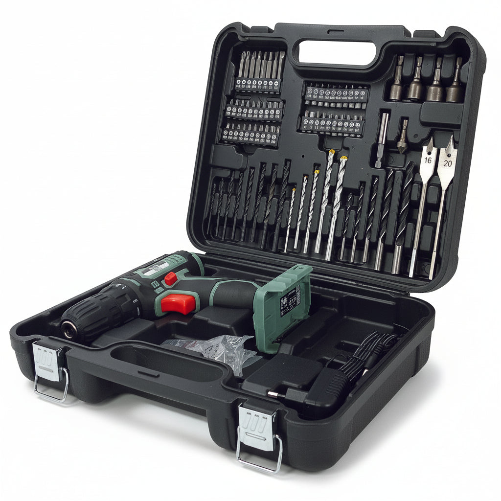 Kit Avvitatore Cordless 79 Accessori e Batteria 2.0Ah – KOMBO KIT833