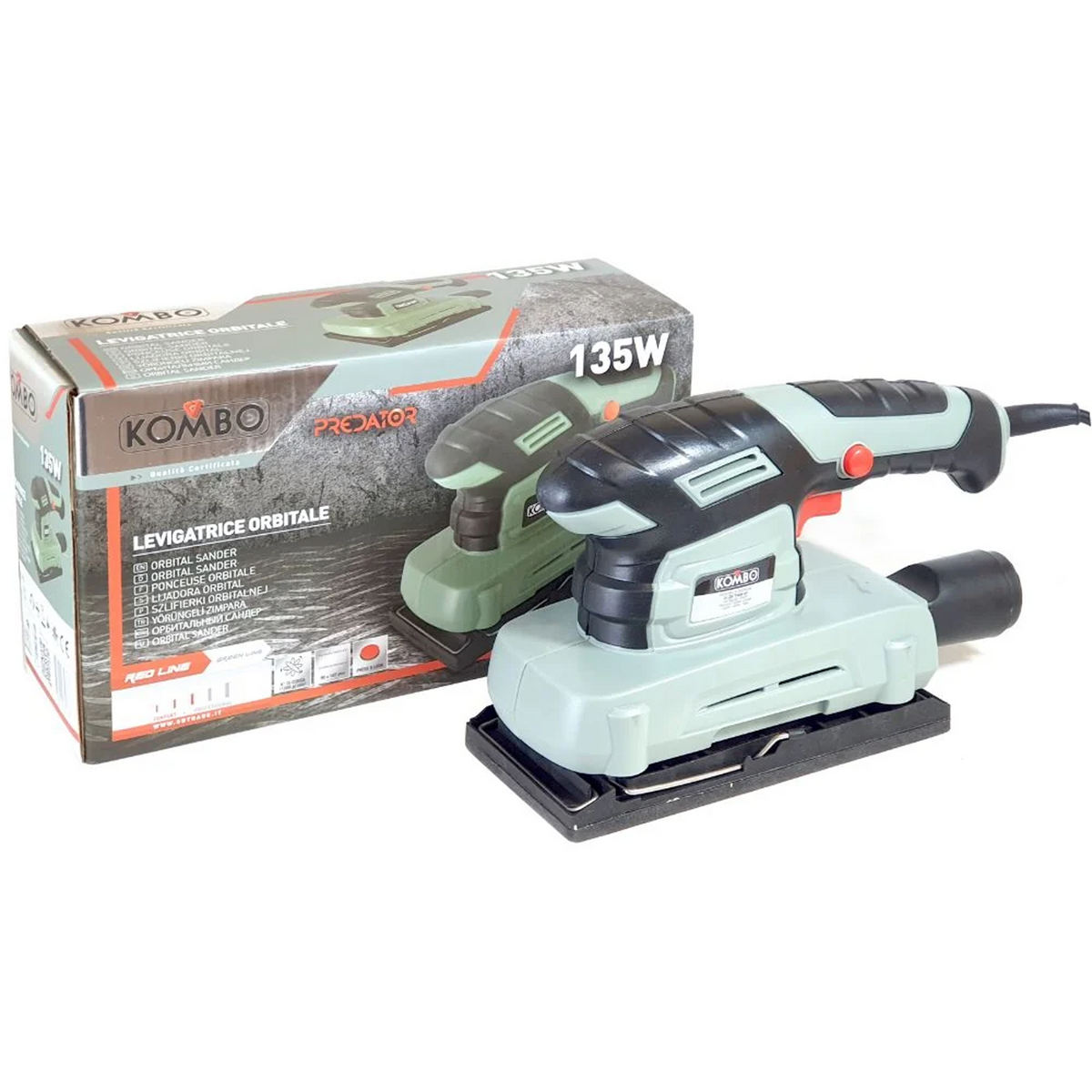 Levigatrice Orbitale Elettrica 135W – KOMBO KO603