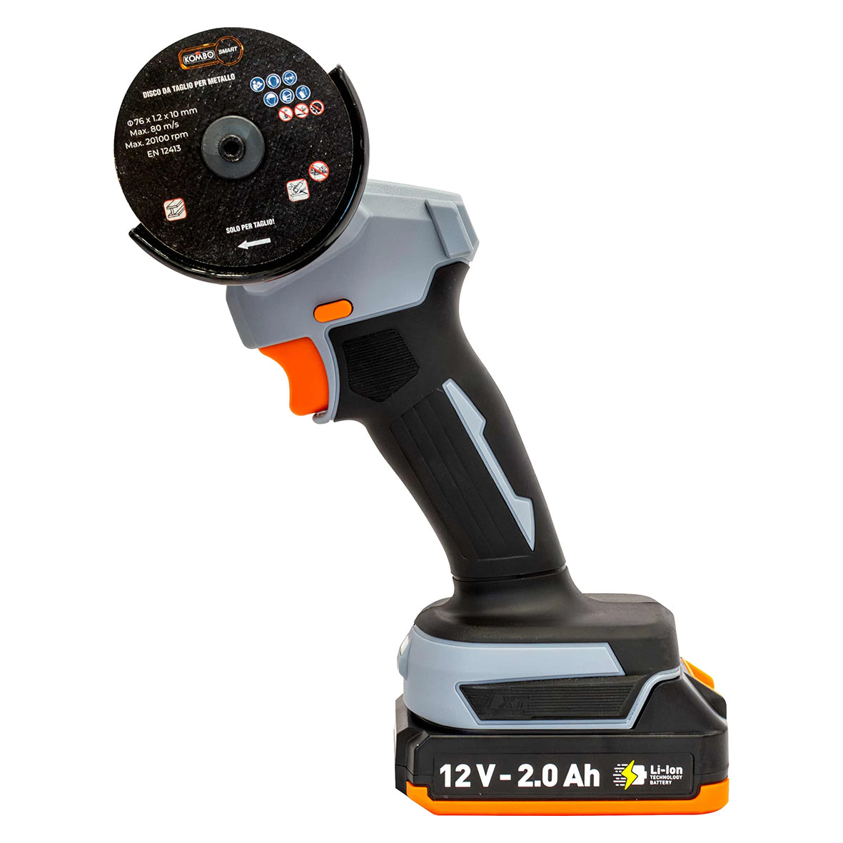 Mini Smerigliatrice Angolare Batteria 12V – KOMBO KOSMA002