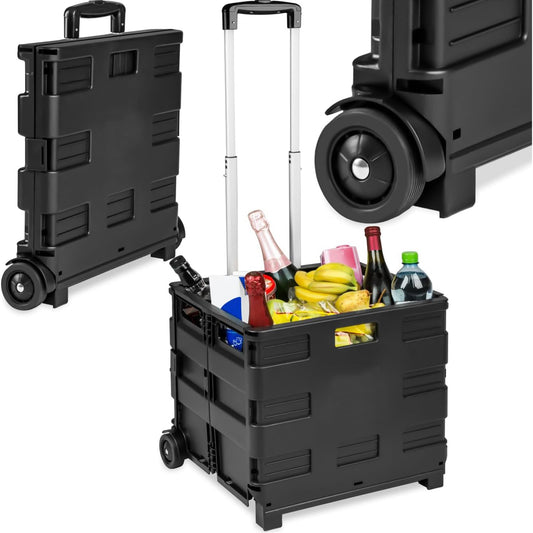 Carrello Trolley Pieghevole Spesa Manico Telescopico 38x83x30 cm – KOMBO KOX10