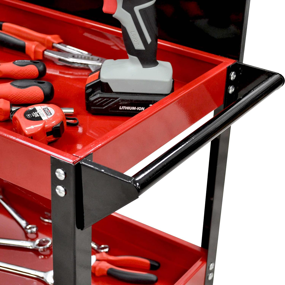 Carrello Portautensili 3 Ripiani Pannello Forato 81x35x110 cm – KOMBO KOX23PRO