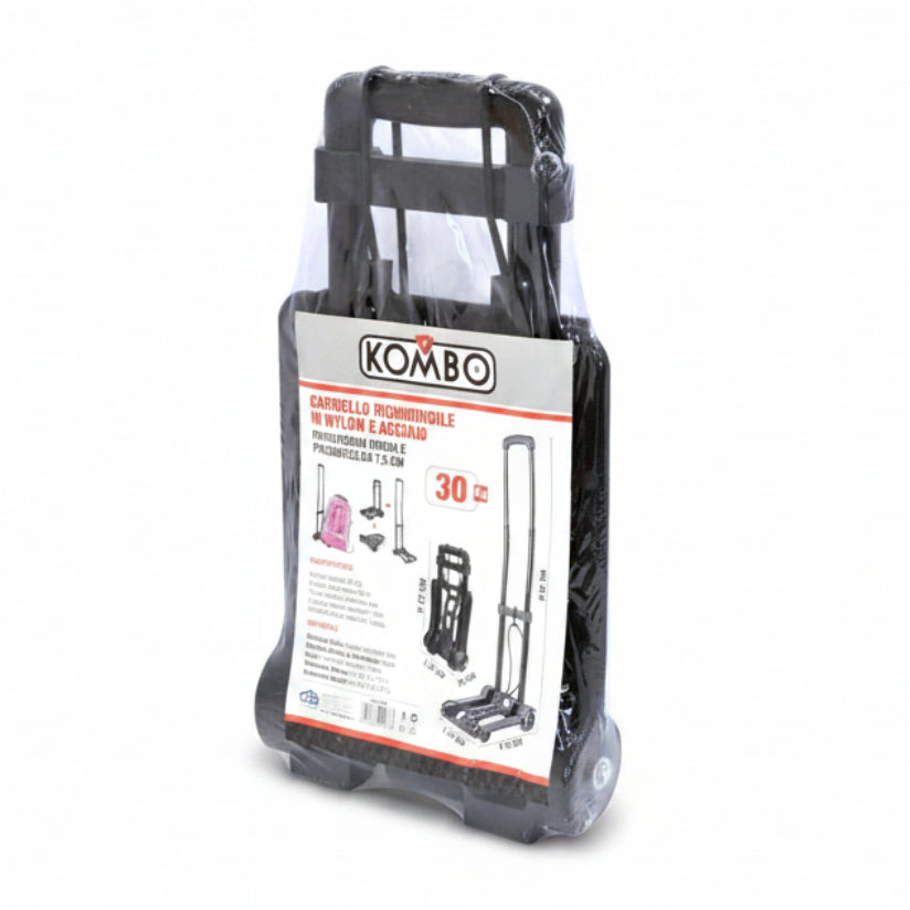 Carrello Pieghevole Richiudibile 30kg Nylon e Acciaio – KOMBO KOX3