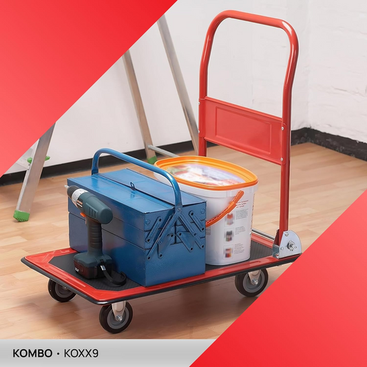 Carrello Portatutto Pieghevole 150 kg Pianale 73x48 cm – KOMBO KOXX9