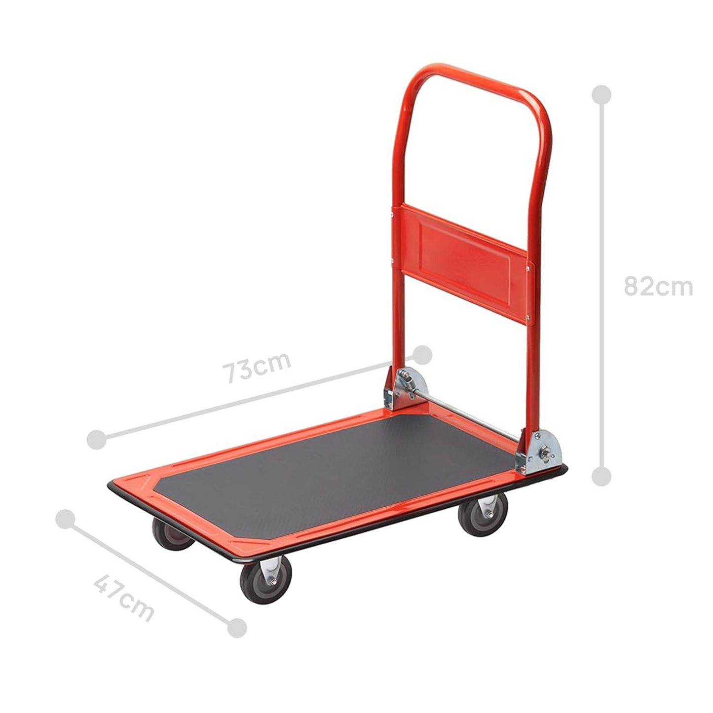 Carrello Portatutto Pieghevole 150 kg Pianale 73x48 cm – KOMBO KOXX9