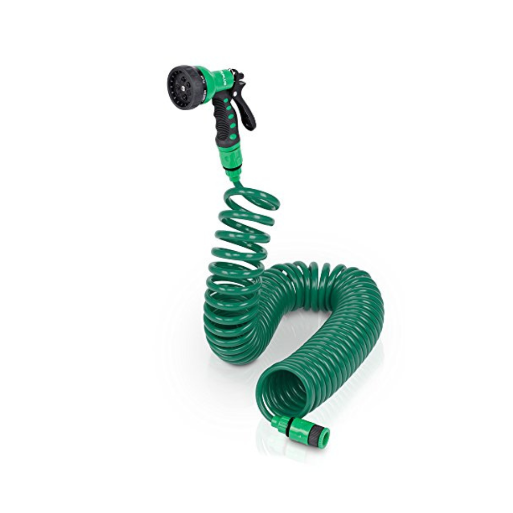 Tubo a Molla Estensibile 15mt Lancia 7 Getti 1/2" – KOMBO Garden EM486