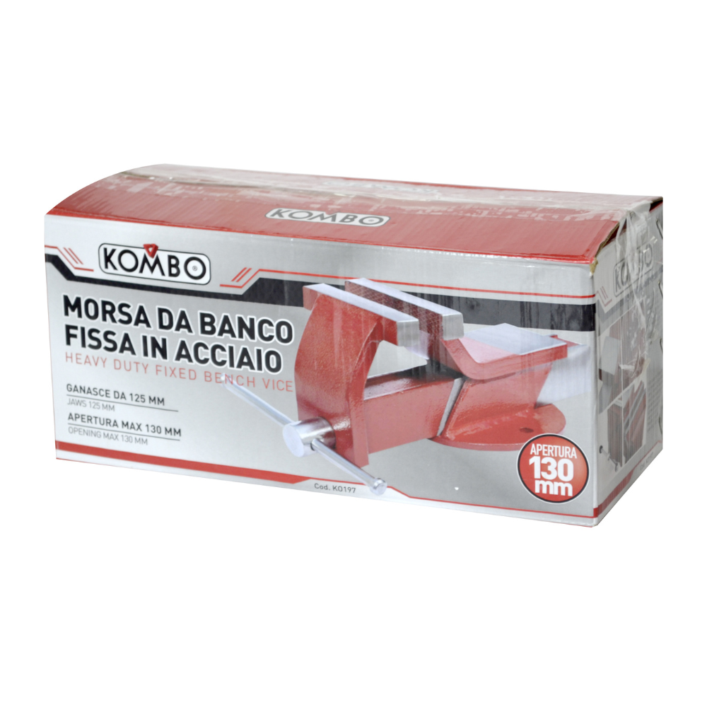 Morsa da Banco Fissa in Acciaio - KOMBO KO197