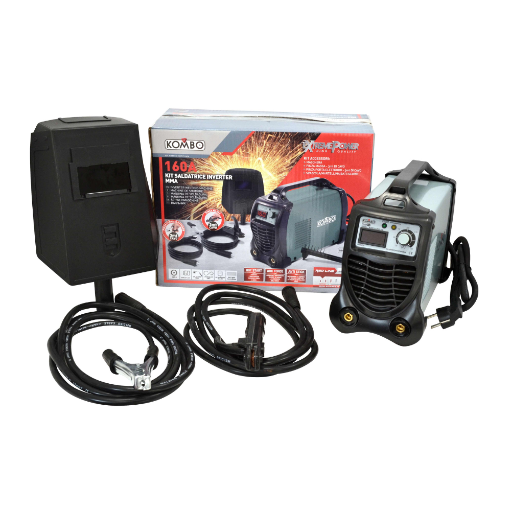 Kit Saldatrice Inverter MMA 160A – KOMBO KO606L