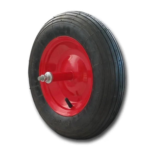 Ruota Piena in Poliuretano Antiforatura per Carriola 330 mm – GBTrade RUO103