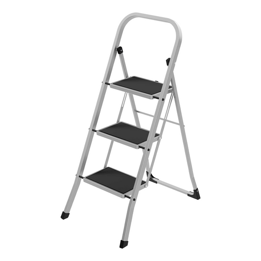 Scaletta Sgabello 3 Gradini Pieghevole 150 kg – KOMBO STEP002