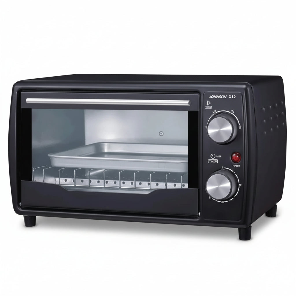 Forno Elettrico Compatto 12L 1000W con Timer – JOHNSON X12