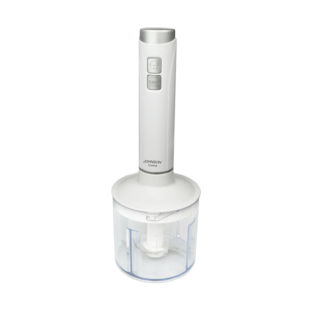 Frullatore a Immersione 400W con Accessori e Bicchiere Graduato – JOHNSON Crema CRE-0923-B