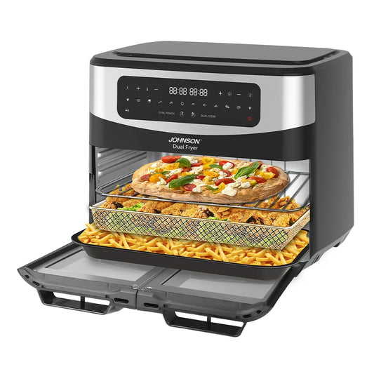 Friggitrice ad Aria Doppia 12L 2600W – JOHNSON DUALFRYER