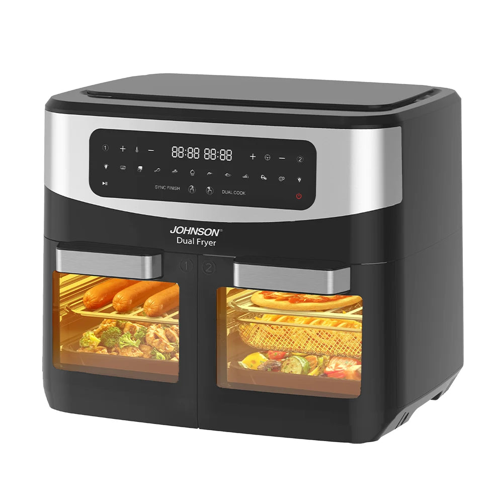 Friggitrice ad Aria Doppia 12L 2600W – JOHNSON DUALFRYER