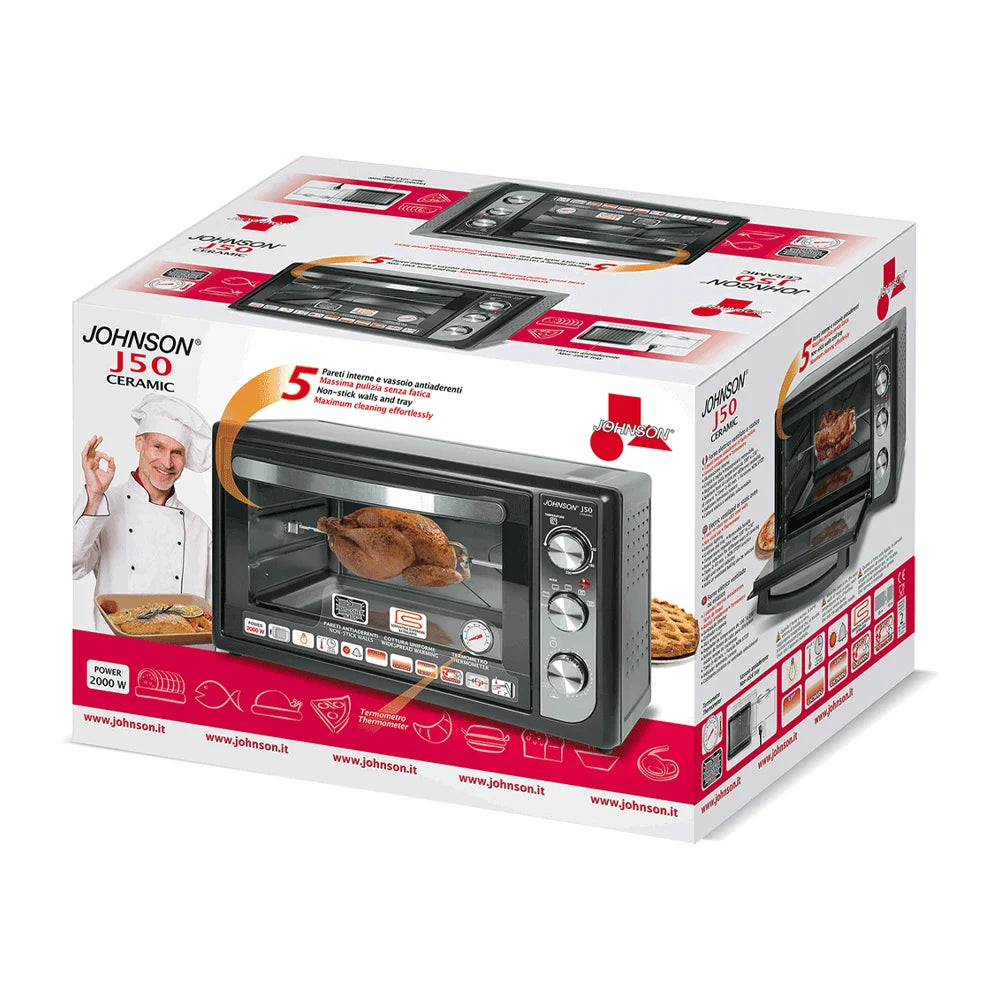 Forno Elettrico Statico e Ventilato Design Vintage – JOHNSON J50