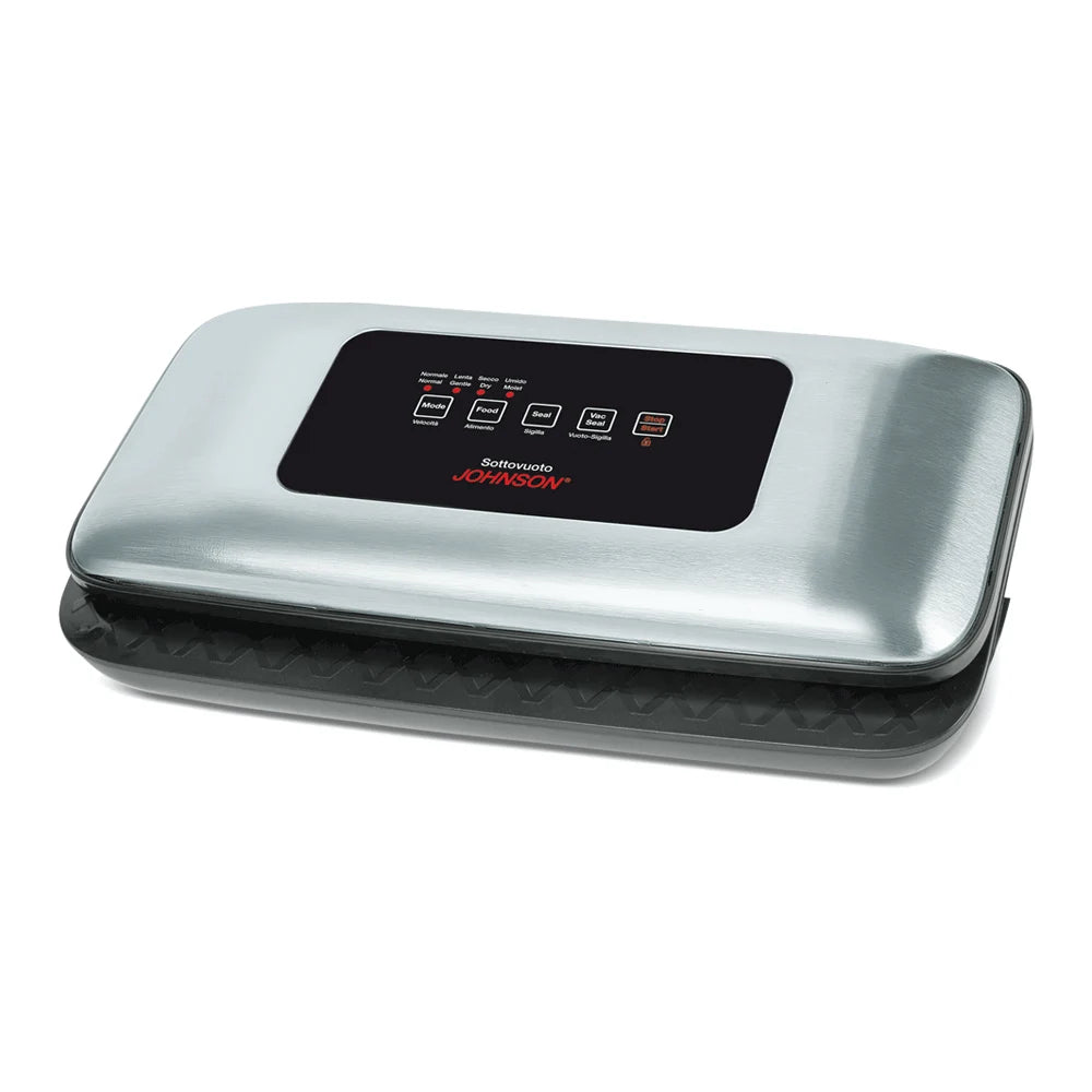 Macchina per Sottovuoto 110W Acciaio Inox con Rotoli e Buste – JOHNSON Sottovuoto SOTT